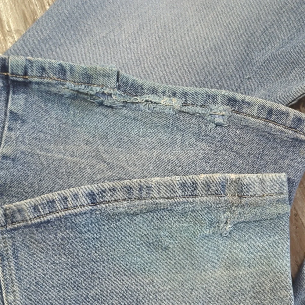 Vintage Super Low Rise Flare Exposed Button Fly Y2K Guess Jeans - Picture 9 of 10